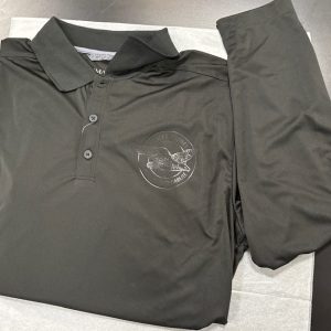 Polo manche Longue Noir Homme