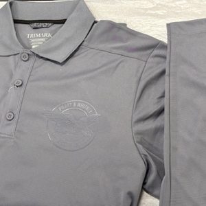 Polo manche Longue Gris Homme